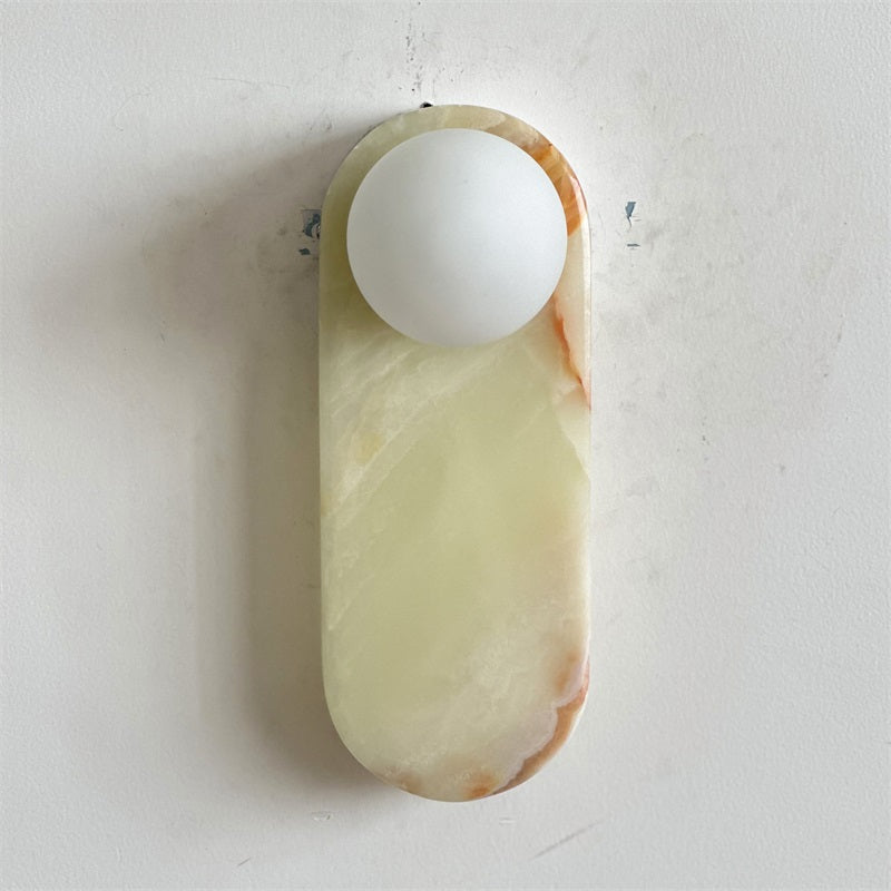 Applique Murale Jade Lucie – Pierre & Verre Élégants