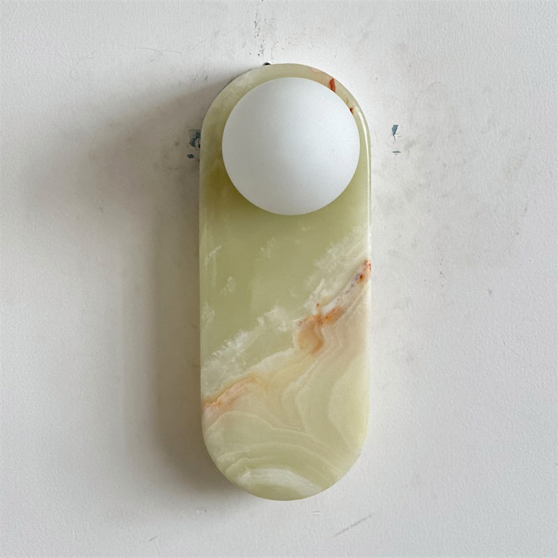 Applique Murale Jade Lucie – Pierre & Verre Élégants