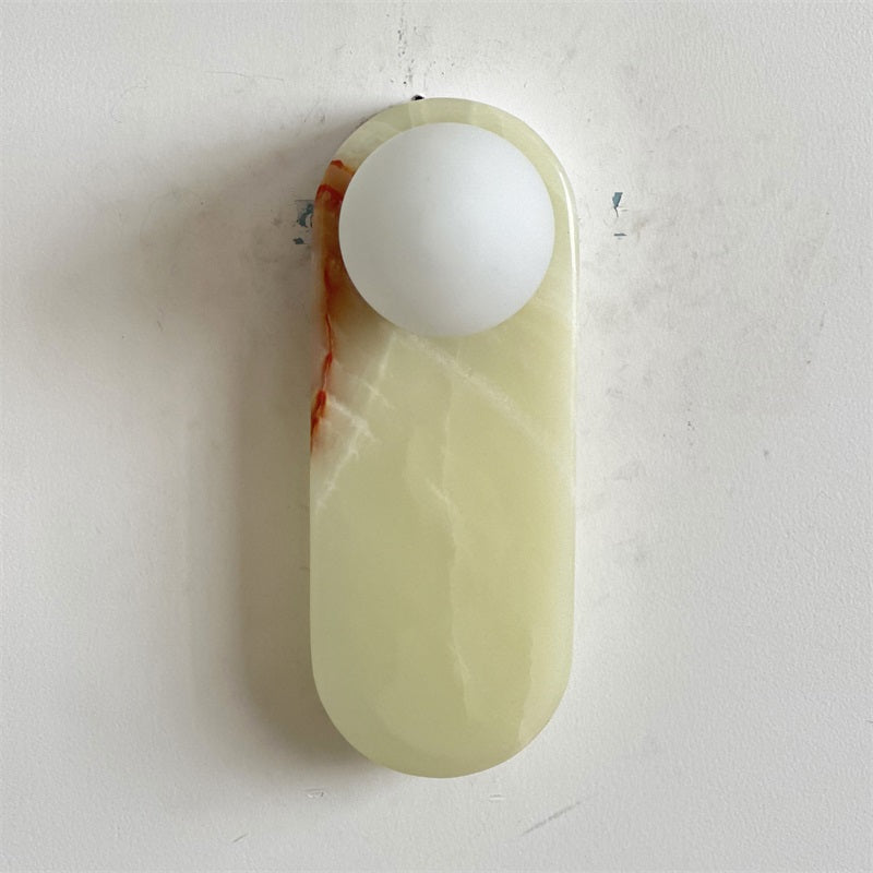 Applique Murale Jade Lucie – Pierre & Verre Élégants