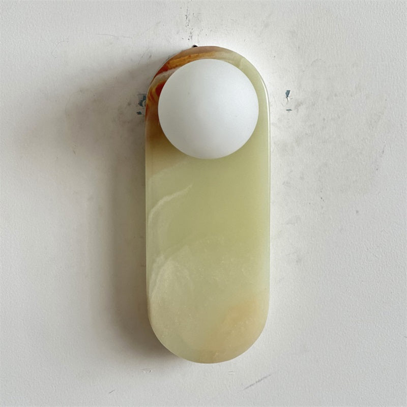 Applique Murale Jade Lucie – Pierre & Verre Élégants