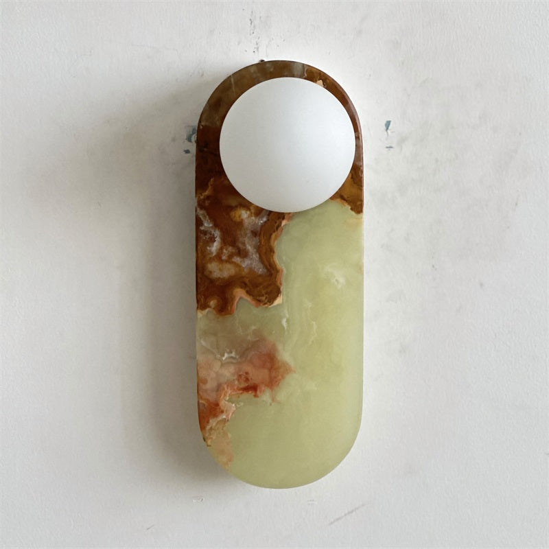 Applique Murale Jade Lucie – Pierre & Verre Élégants