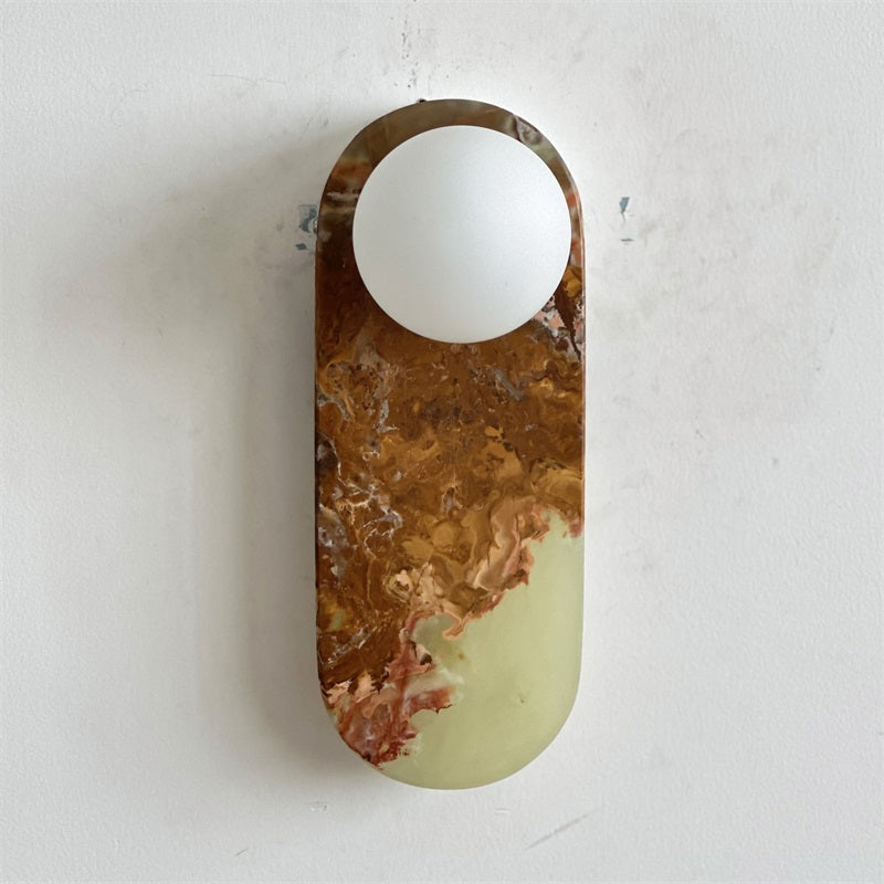 Applique Murale Jade Lucie – Pierre & Verre Élégants