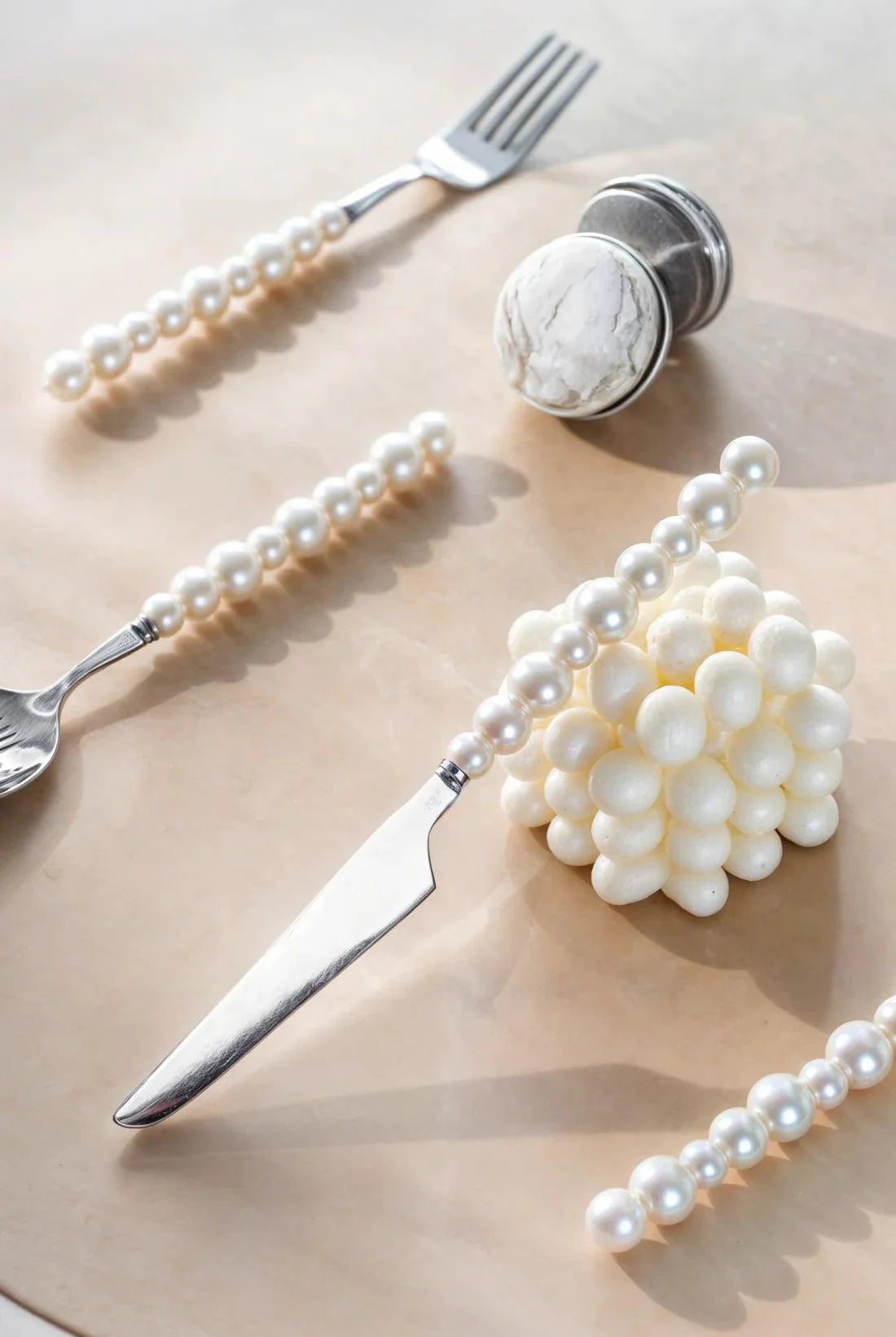 Couverts Perle Élégance – Design Luxueux et Unique