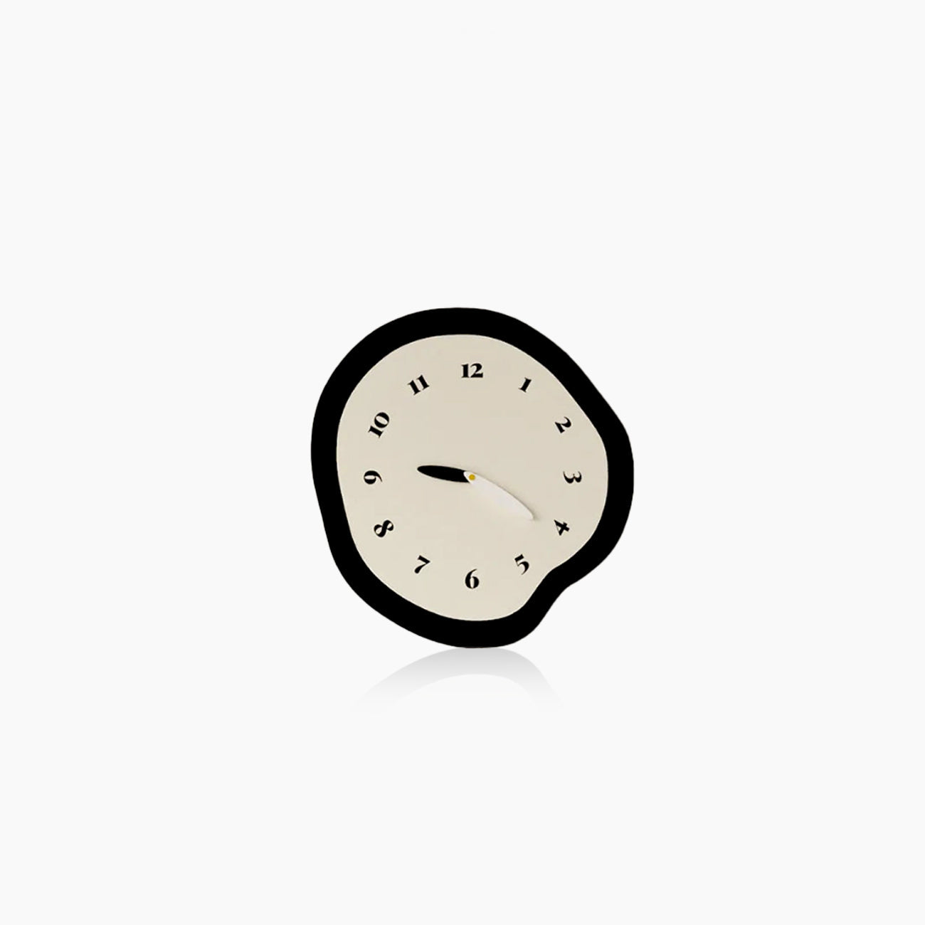 Horloge Murale Abstraite Distordue Silencieuse – Design Moderne et Mouvement Quartz