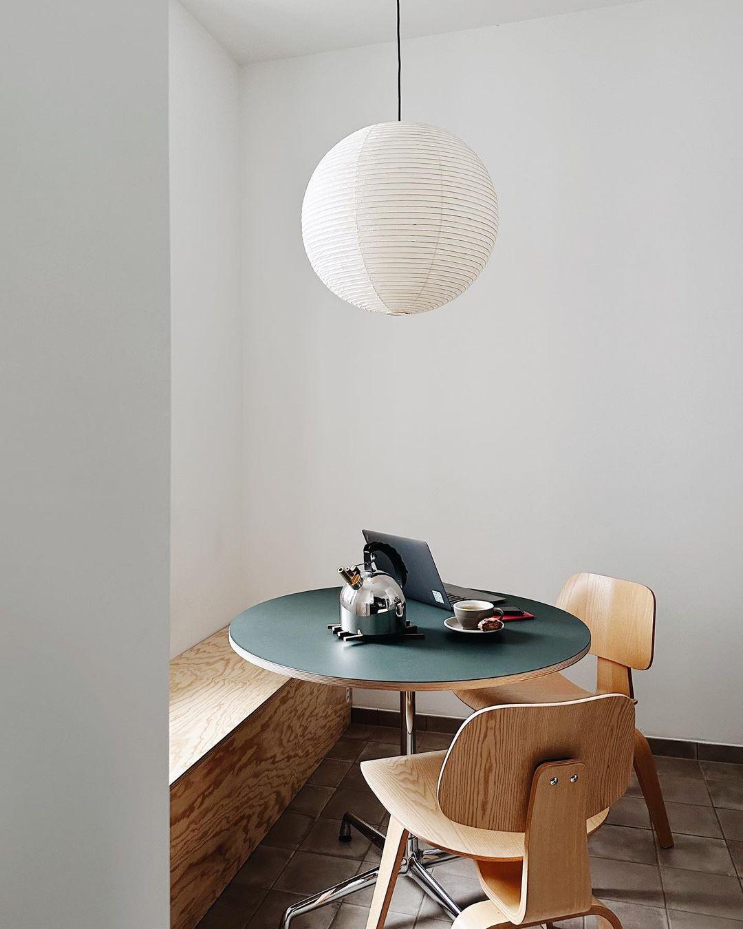 Lampe Suspendue Papier Washi, Style Akari, Ø30–80cm