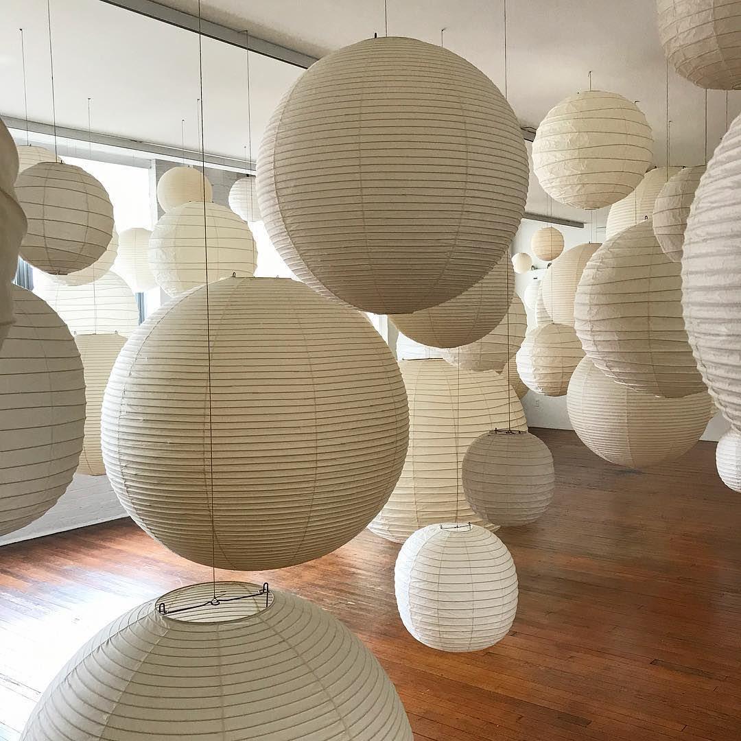 Lampe Suspendue Papier Washi, Style Akari, Ø30–80cm