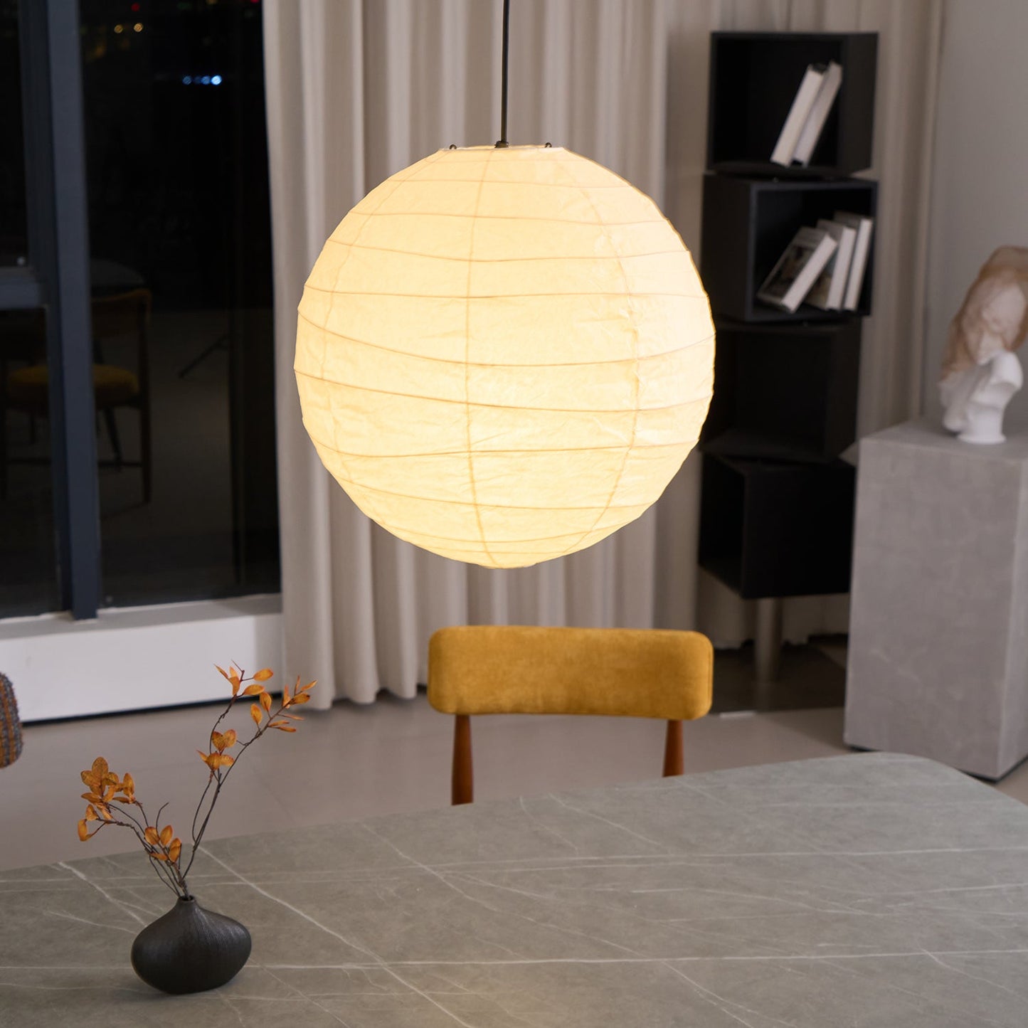 Suspension Akari – Lanterne Papier Washi Japonais