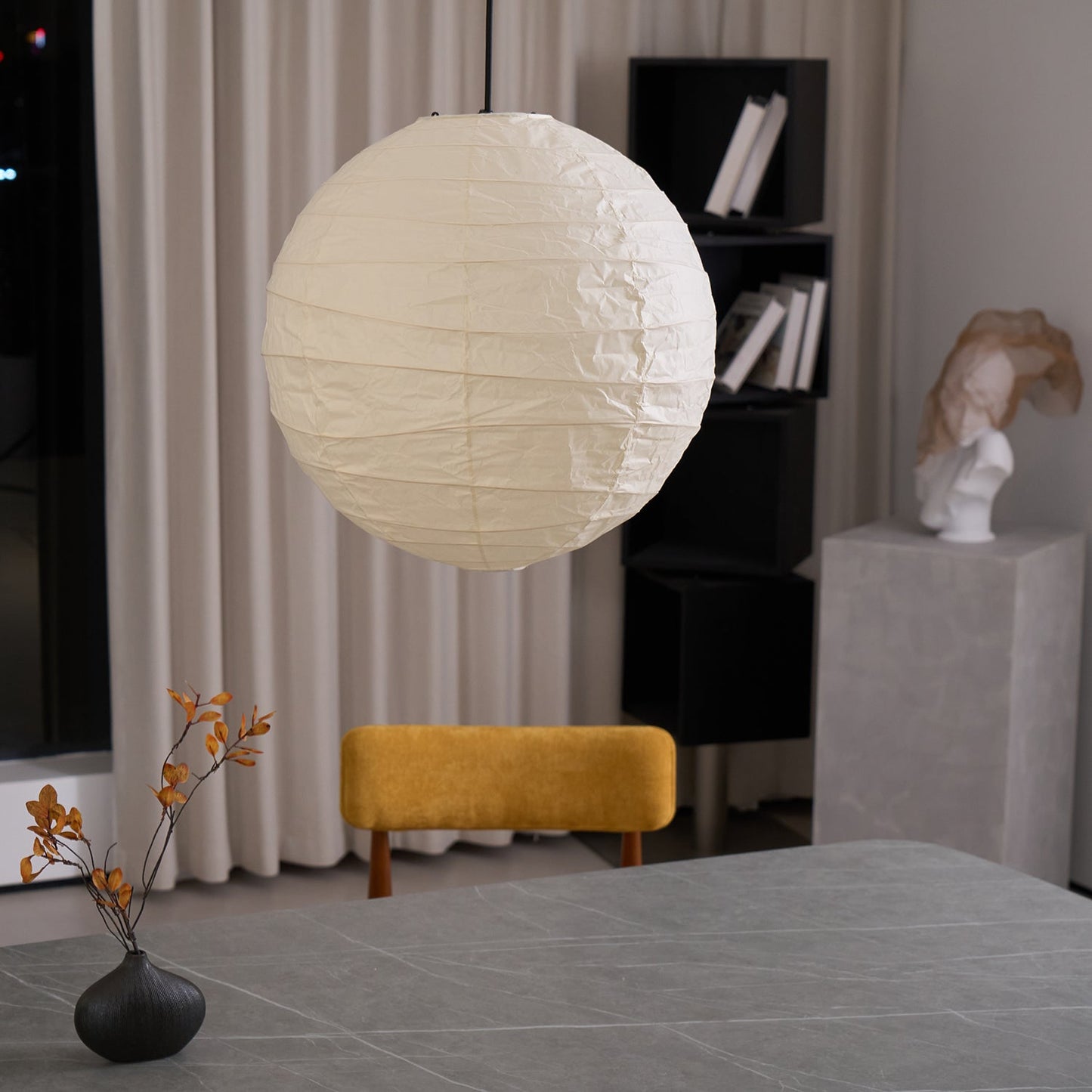 Suspension Akari – Lanterne Papier Washi Japonais