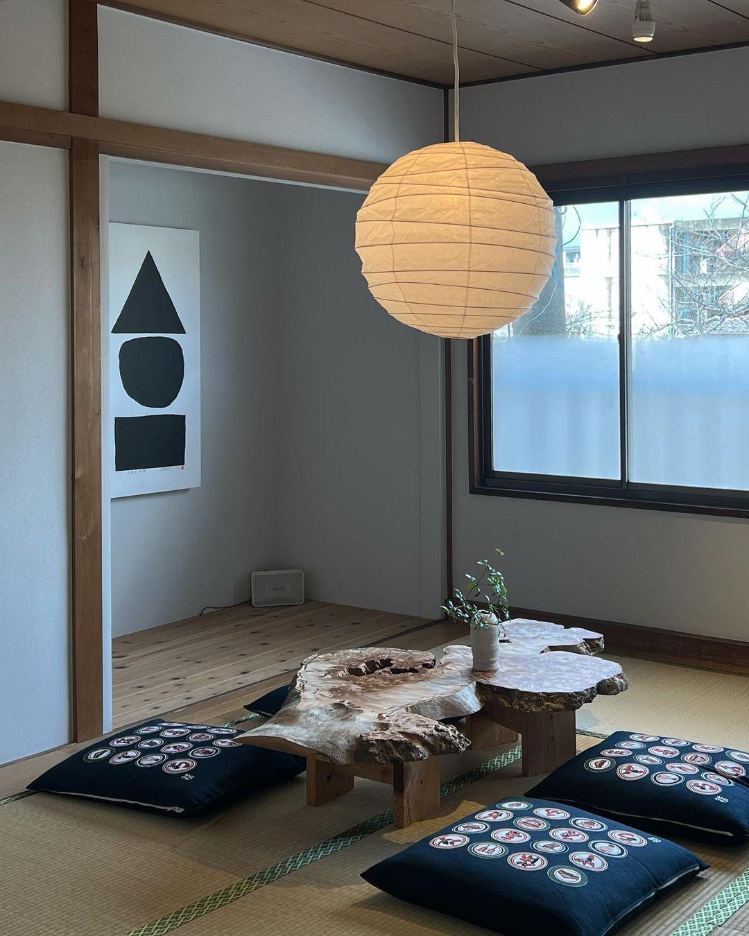 Suspension Akari – Lanterne Papier Washi Japonais