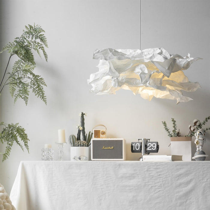Suspension Nuage Scandinave en Papier Parchment