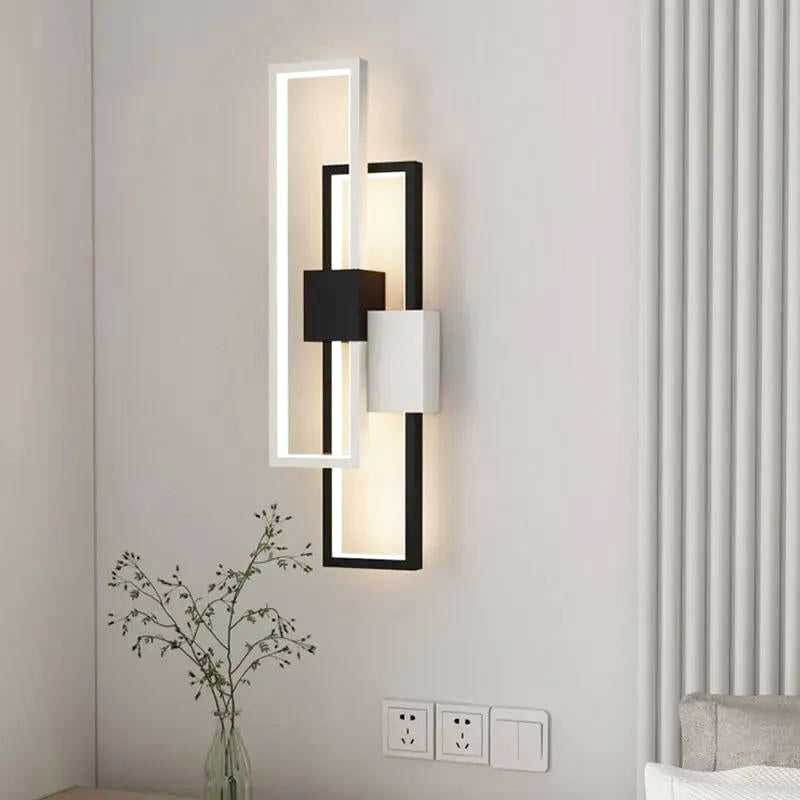 Applique Murale LED Design Géométrique Doré