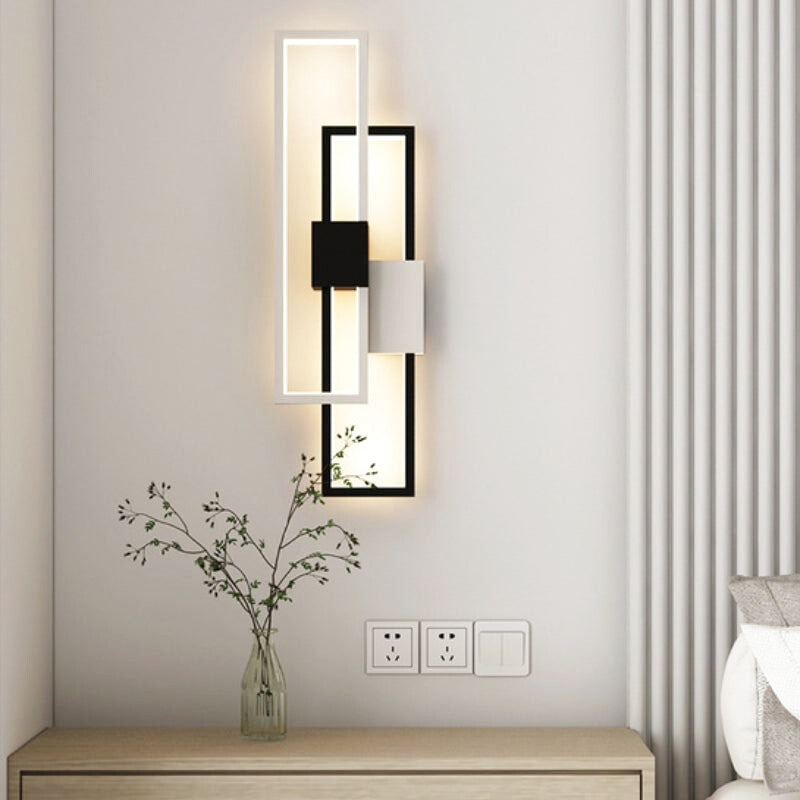Applique Murale LED Design Géométrique Doré