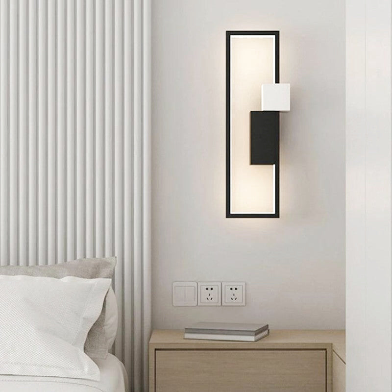 Applique Murale LED Design Géométrique Doré
