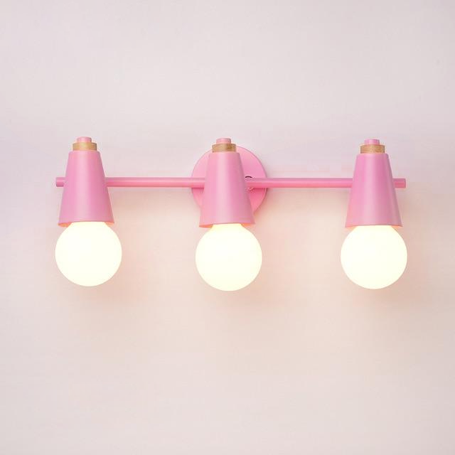 Applique Murale LED Ari – Métal & Bois, 2/3 Têtes