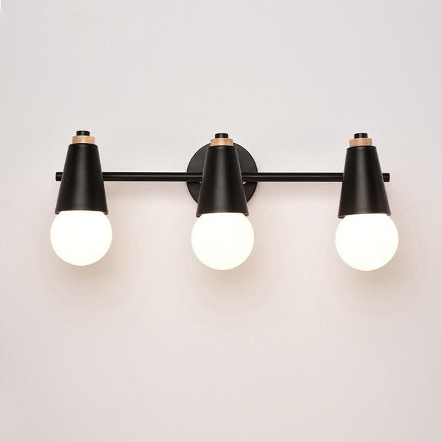 Applique Murale LED Ari – Métal & Bois, 2/3 Têtes