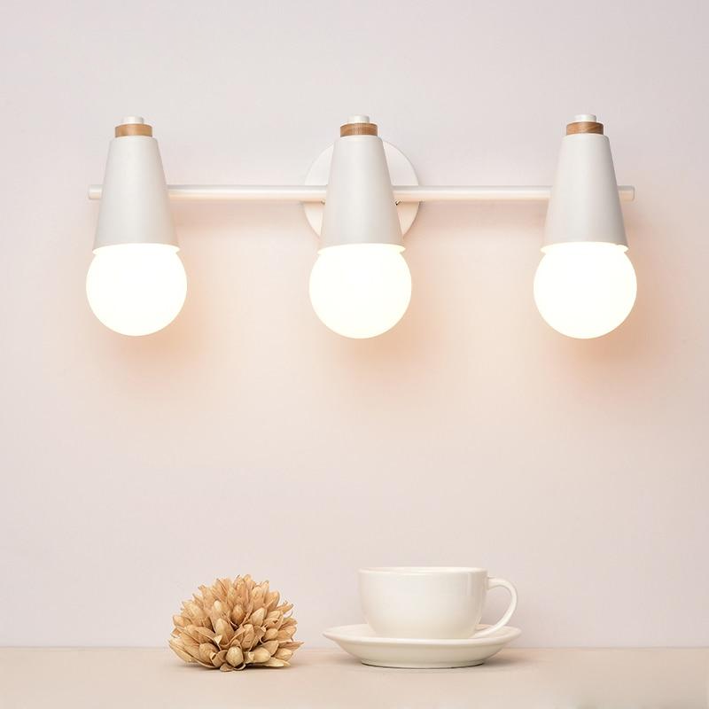 Applique Murale LED Ari – Métal & Bois, 2/3 Têtes