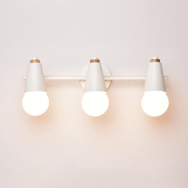 Applique Murale LED Ari – Métal & Bois, 2/3 Têtes