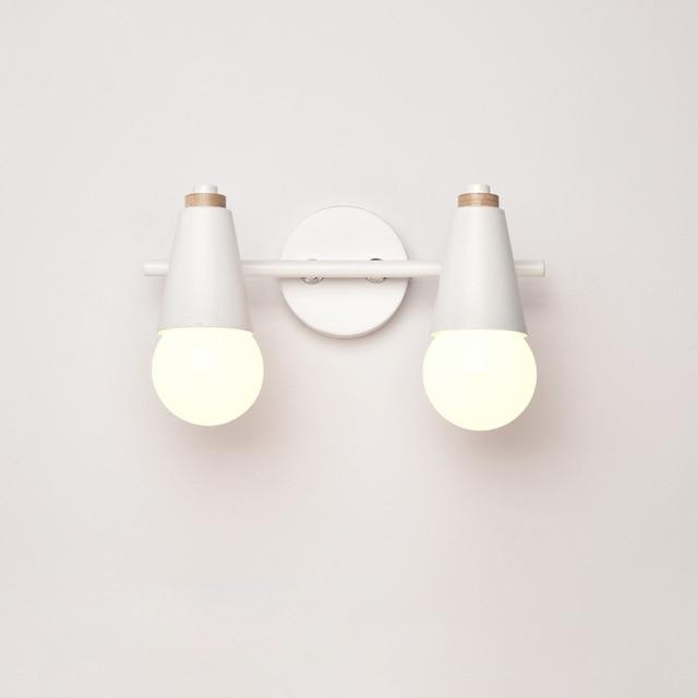 Applique Murale LED Ari – Métal & Bois, 2/3 Têtes