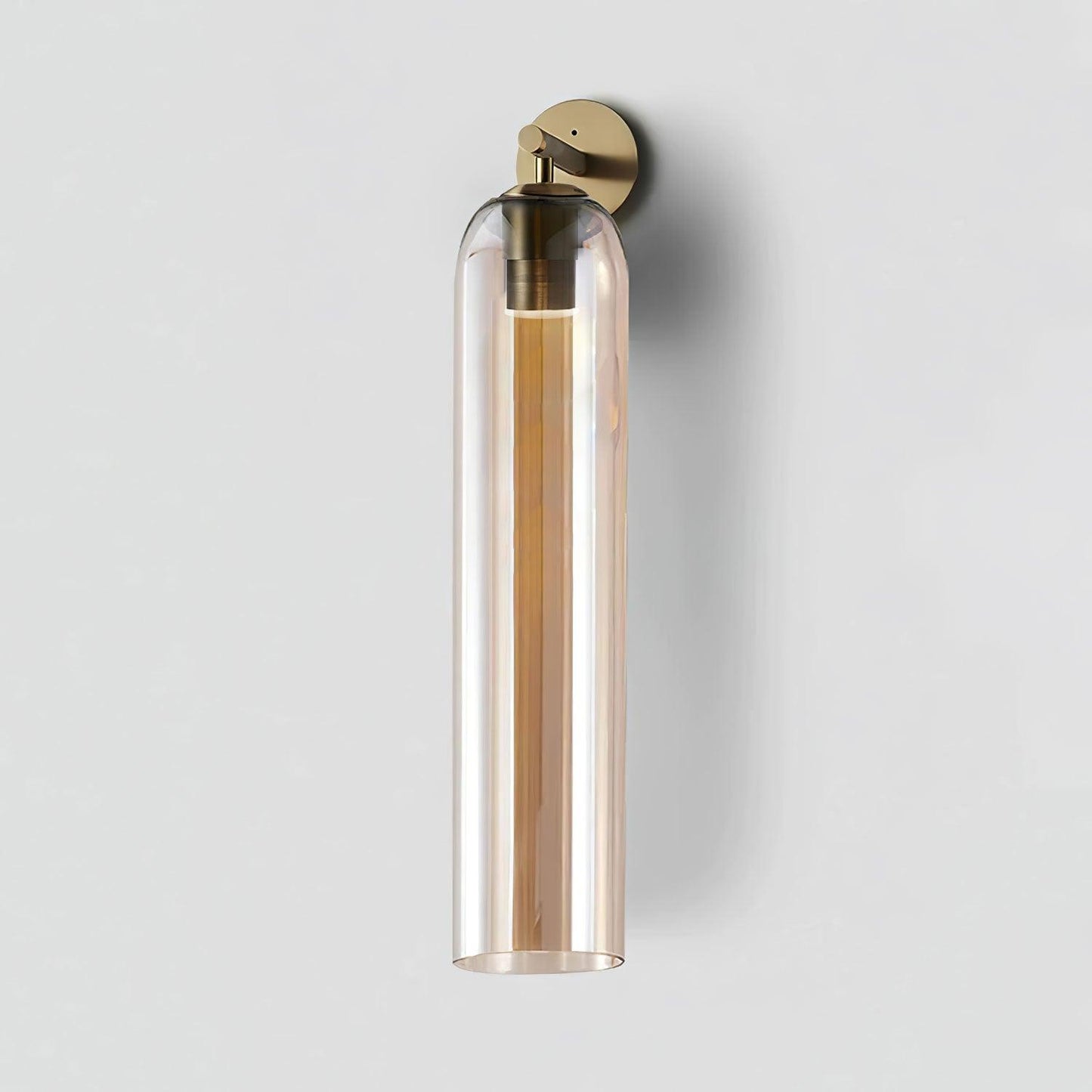 Applique Murale Cylindrique en Verre – Design Moderne