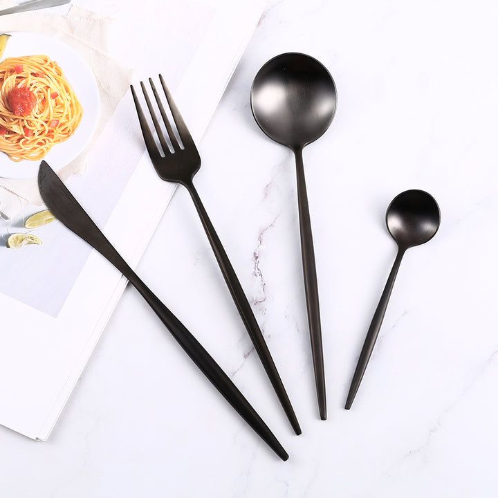 Luxus – Ensemble de Couverts Élégant en Acier Inoxydable