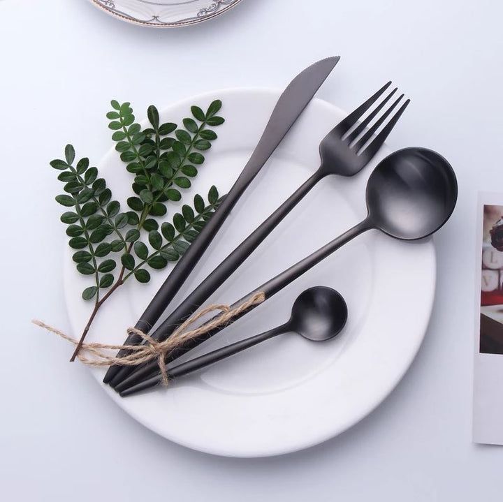 Luxus – Ensemble de Couverts Élégant en Acier Inoxydable