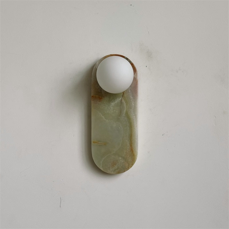 Applique Murale Jade Lucie – Pierre & Verre Élégants