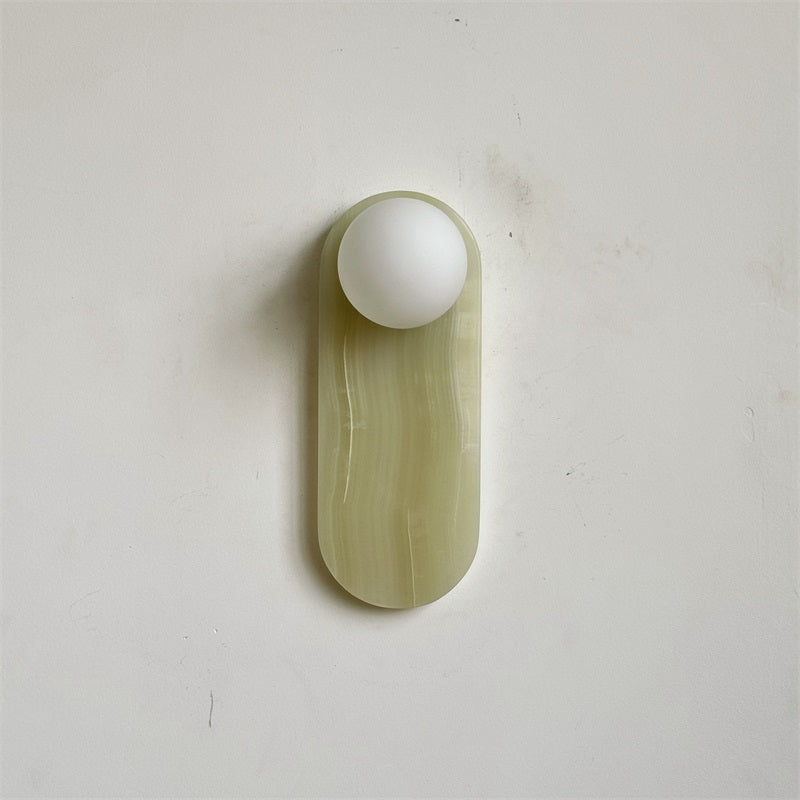 Applique Murale Jade Lucie – Pierre & Verre Élégants