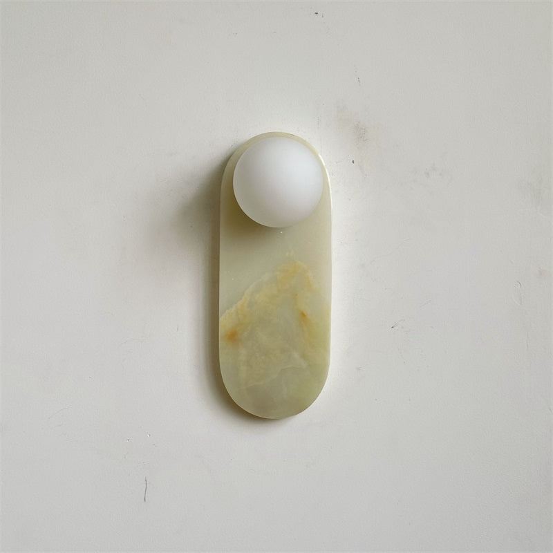 Applique Murale Jade Lucie – Pierre & Verre Élégants