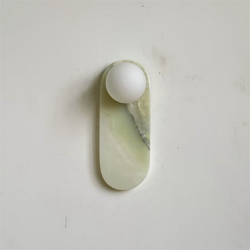 Applique Murale Jade Lucie – Pierre & Verre Élégants