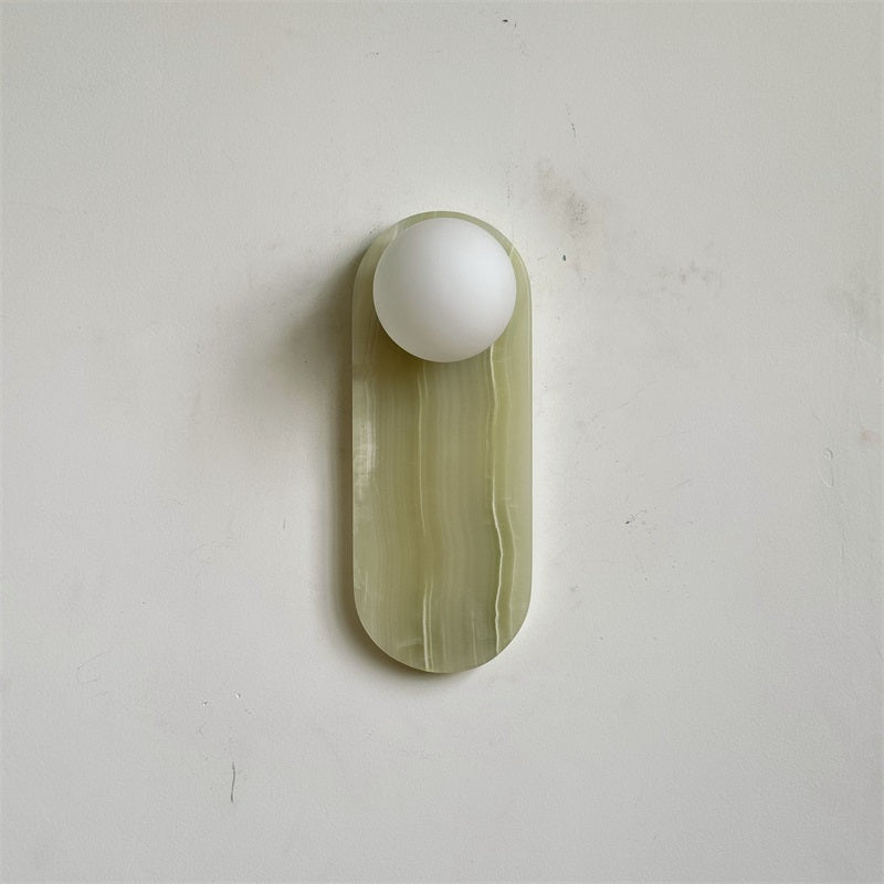 Applique Murale Jade Lucie – Pierre & Verre Élégants