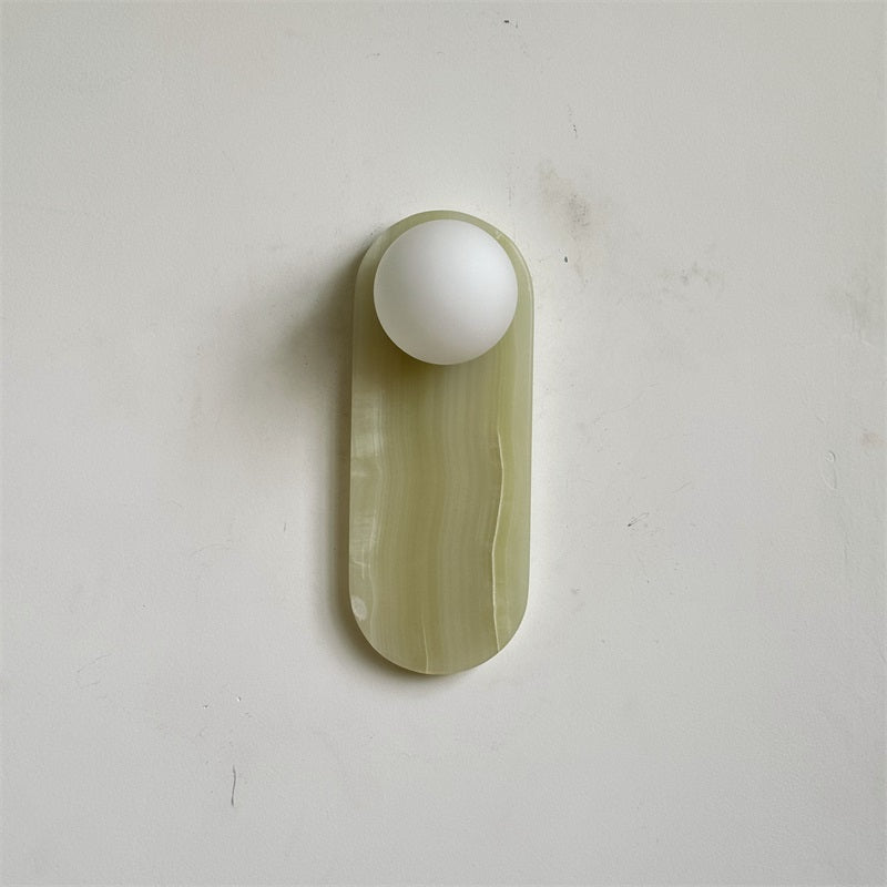 Applique Murale Jade Lucie – Pierre & Verre Élégants