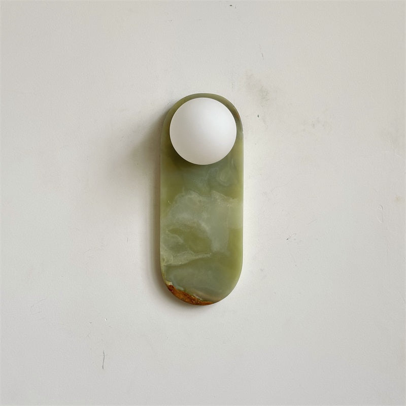 Applique Murale Jade Lucie – Pierre & Verre Élégants