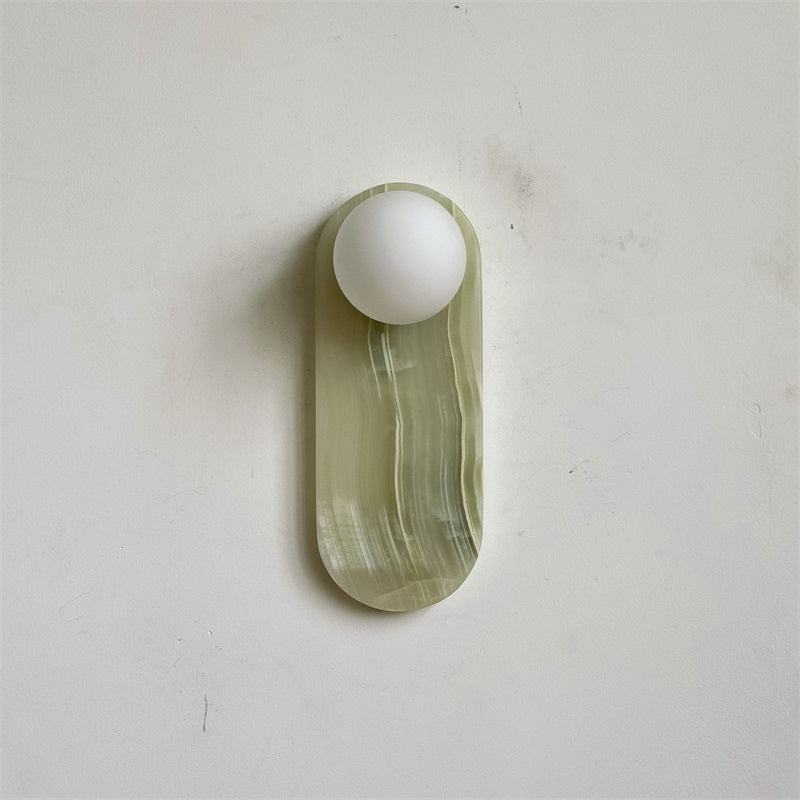 Applique Murale Jade Lucie – Pierre & Verre Élégants