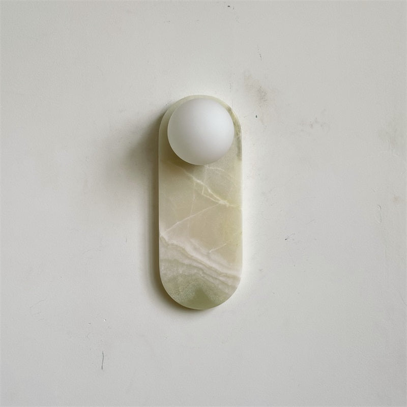 Applique Murale Jade Lucie – Pierre & Verre Élégants