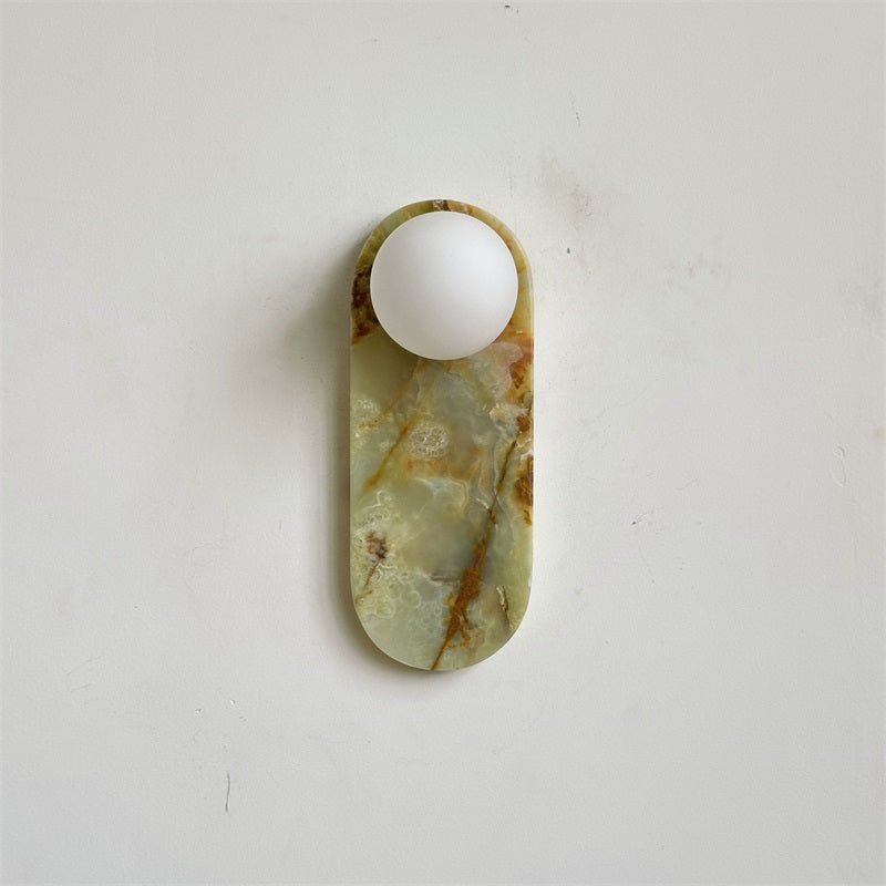 Applique Murale Jade Lucie – Pierre & Verre Élégants
