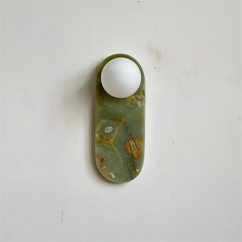 Applique Murale Jade Lucie – Pierre & Verre Élégants