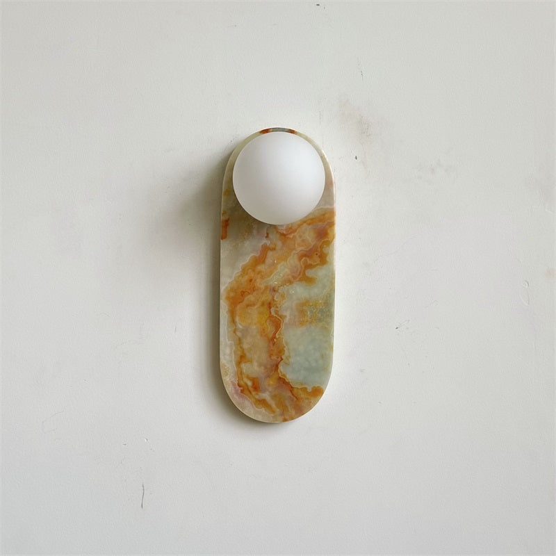 Applique Murale Jade Lucie – Pierre & Verre Élégants