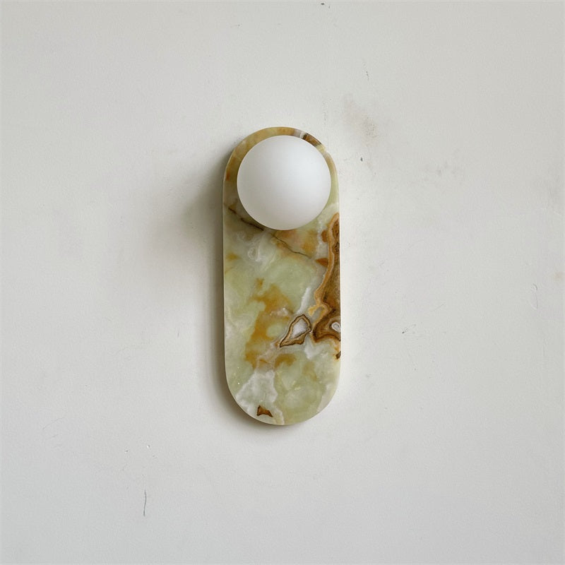 Applique Murale Jade Lucie – Pierre & Verre Élégants