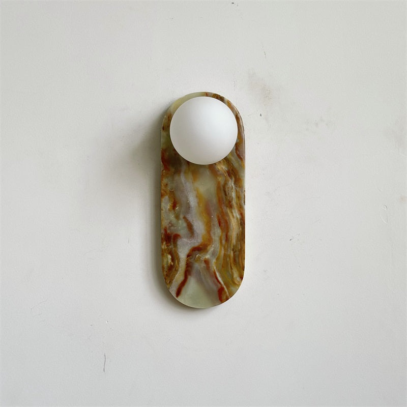 Applique Murale Jade Lucie – Pierre & Verre Élégants