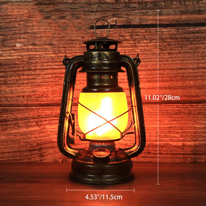Lampe Vintage LED en Fer et Acrylique pour Salon