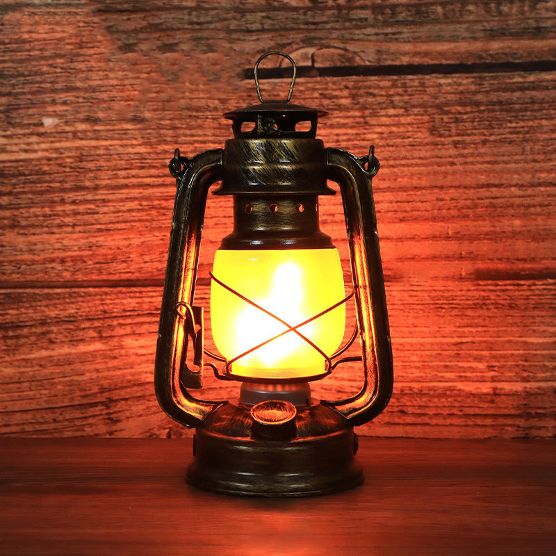 Lampe Vintage LED en Fer et Acrylique pour Salon
