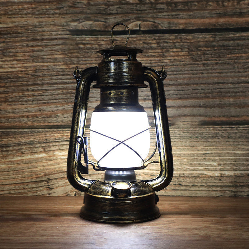 Lampe Vintage LED en Fer et Acrylique pour Salon
