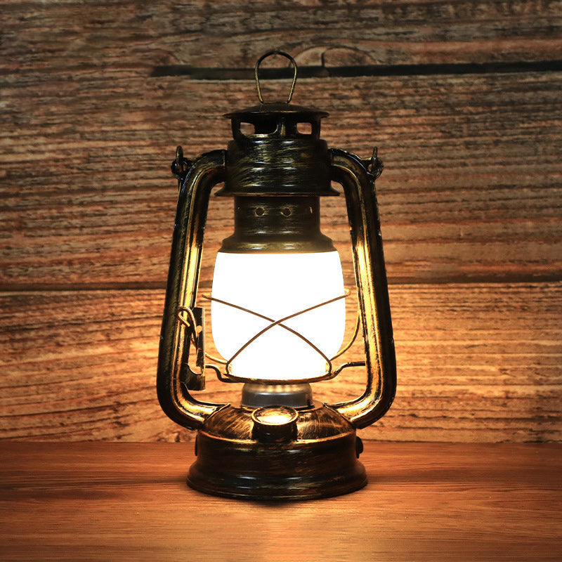 Lampe Vintage LED en Fer et Acrylique pour Salon