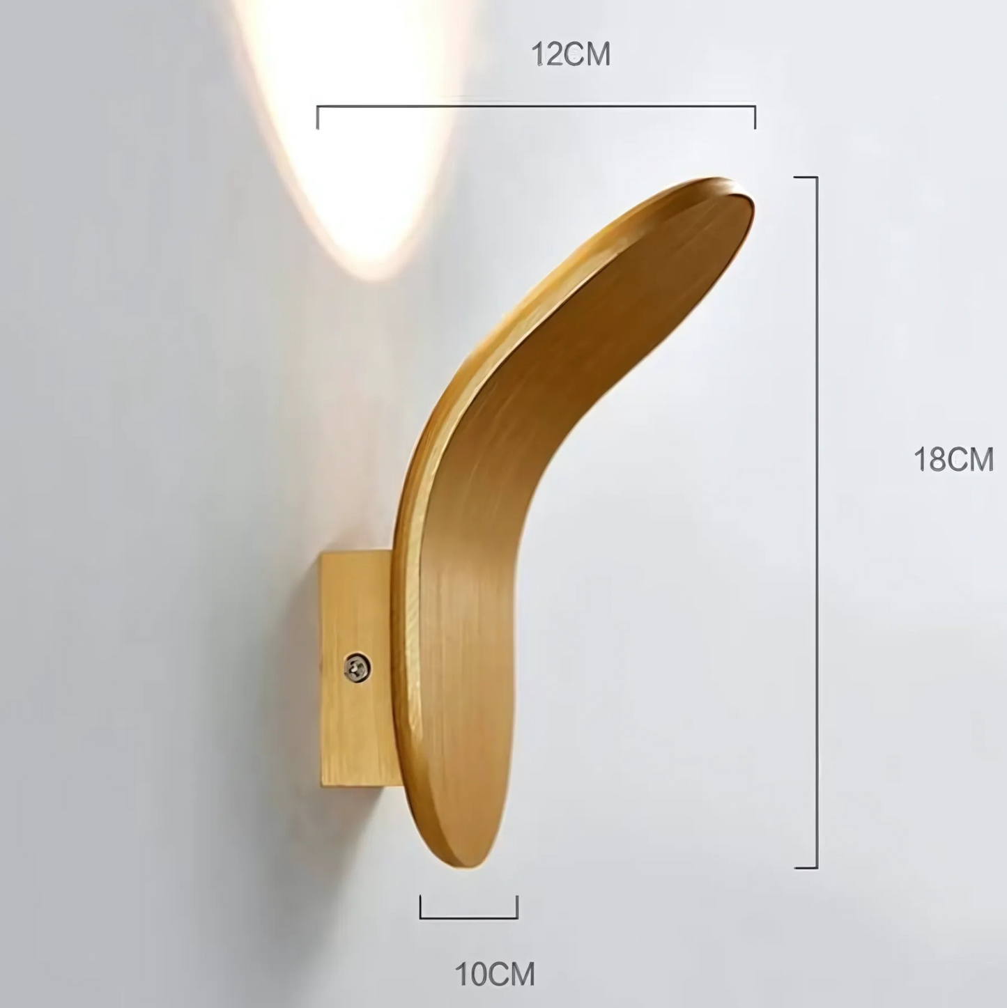 Applique Murale Kallio, Métal Brossé, LED 3000–6000K