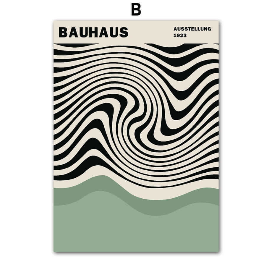 Impressions sur Toile Modernes – Style Minimaliste Inspiré du Bauhaus