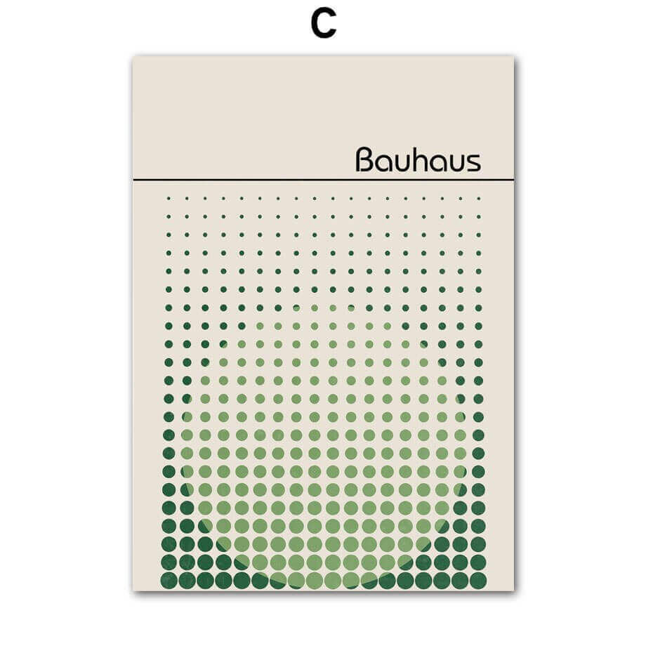 Impressions sur Toile Modernes – Style Minimaliste Inspiré du Bauhaus