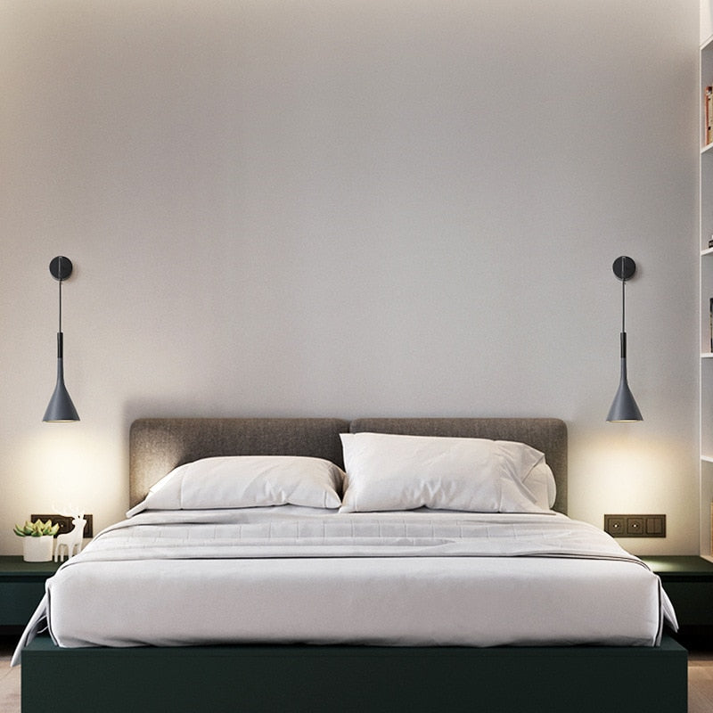 Applique Murale Suspendue de Chevet Scandinave