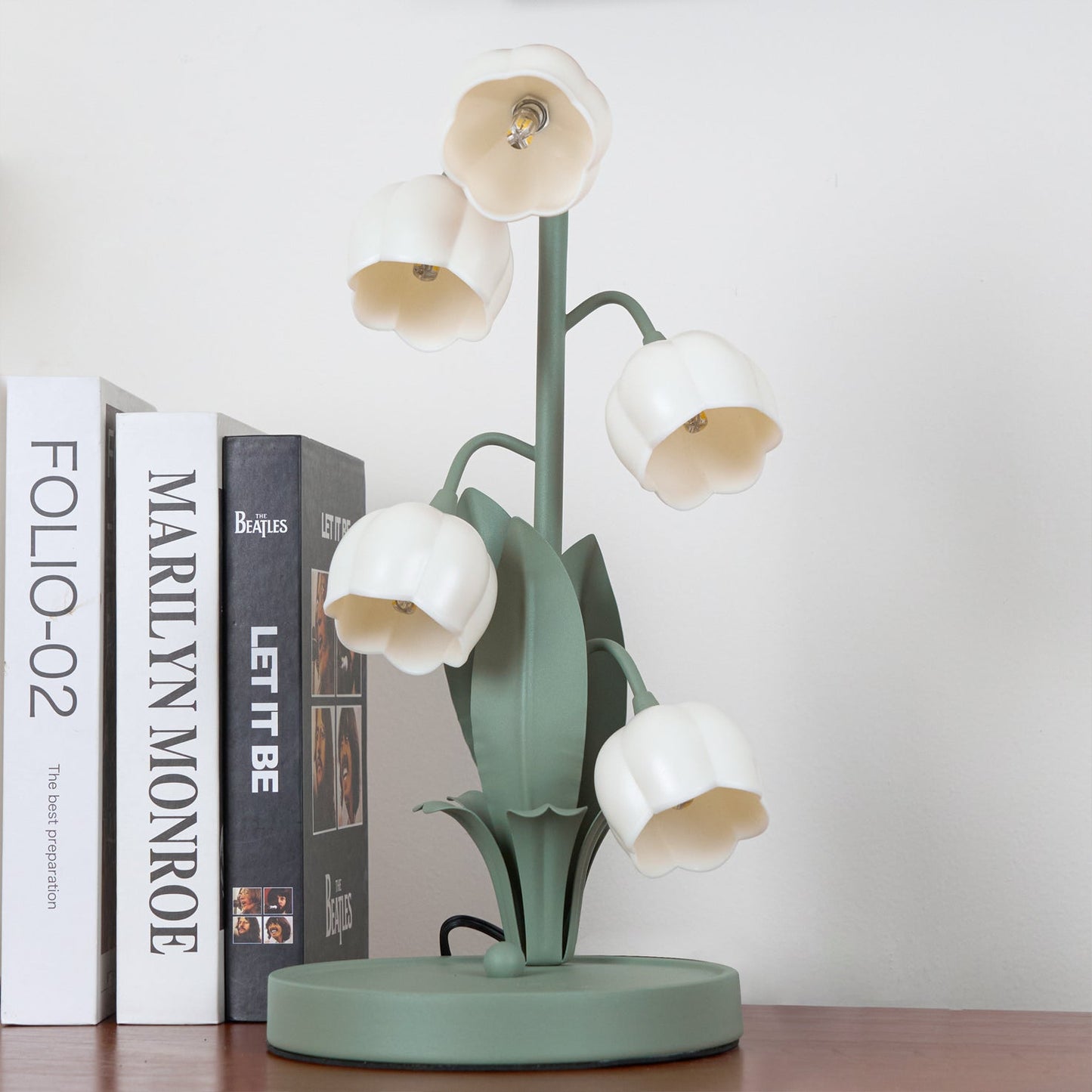 Lampe de Table Bell Orchid | Éclairage Élégant et Floral