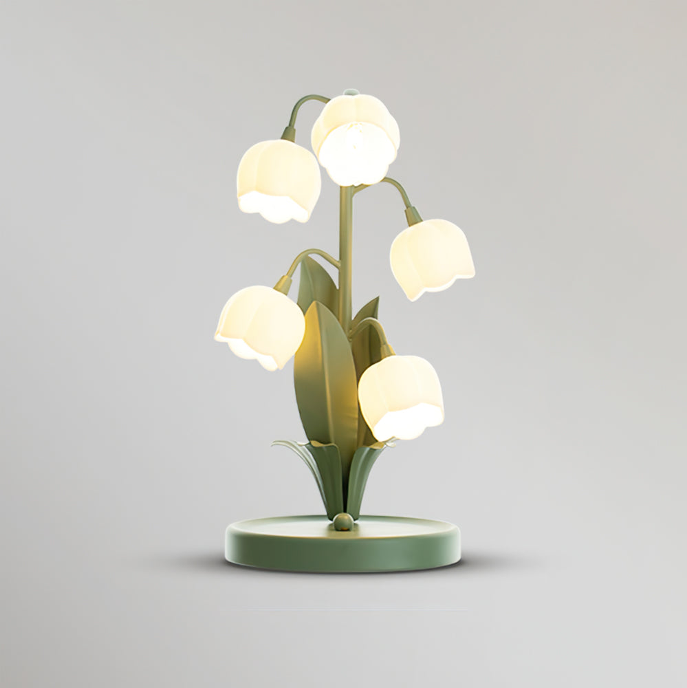 Lampe de Table Bell Orchid | Éclairage Élégant et Floral
