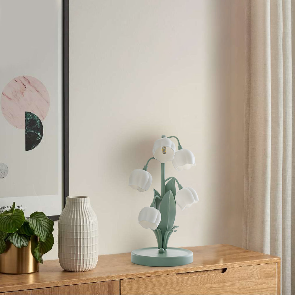 Lampe de Table Bell Orchid | Éclairage Élégant et Floral